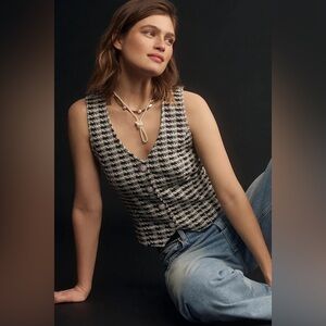 Anthropologie Porridge Aila Tweed Vest